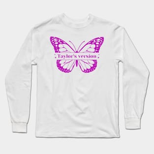 taylors version butterfly Long Sleeve T-Shirt